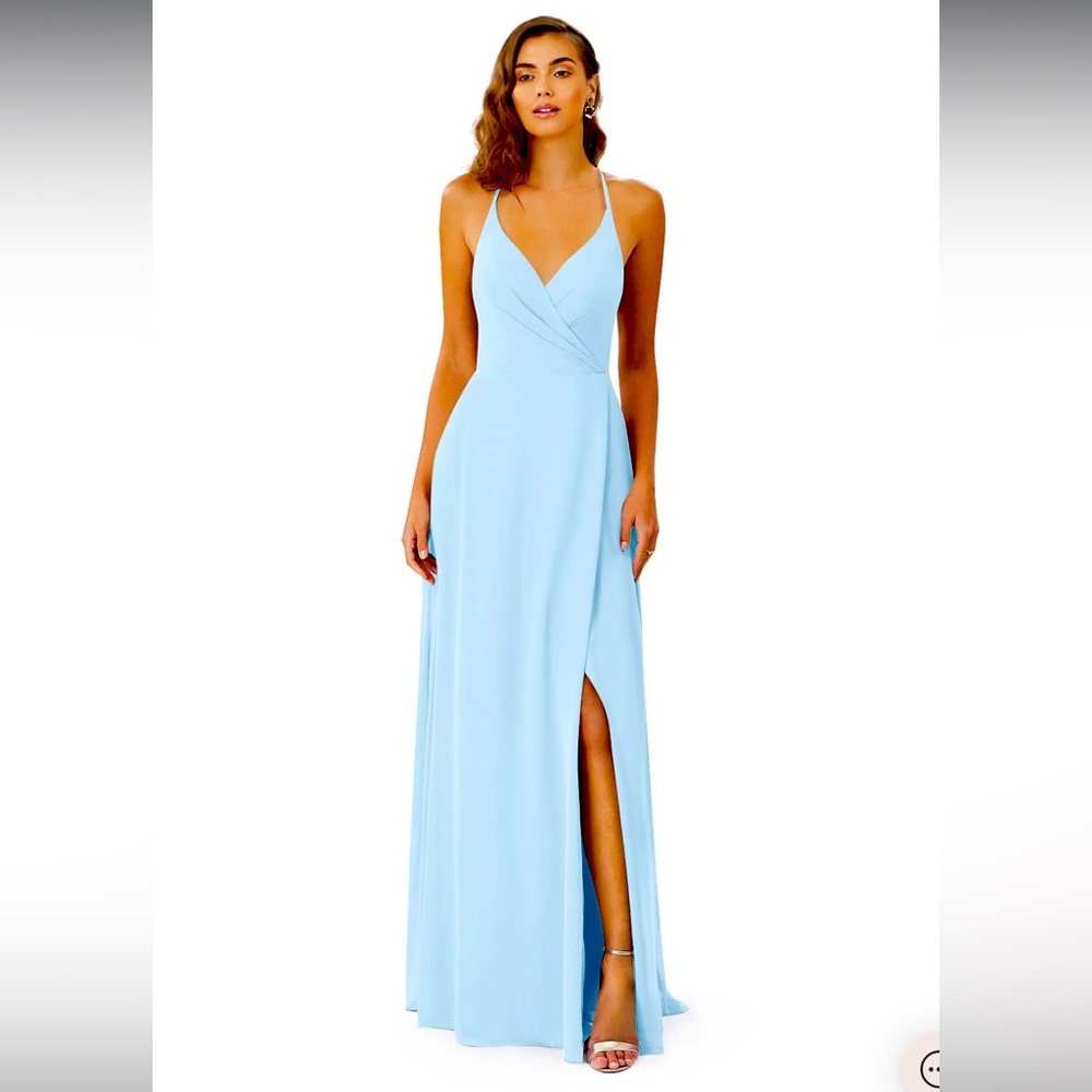 Azazie Sky Blue A6 Davis Dress 🩵